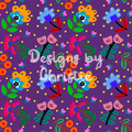 Folklore Flowers - Night Purple
