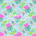 Pink Proteas - Bright Blue