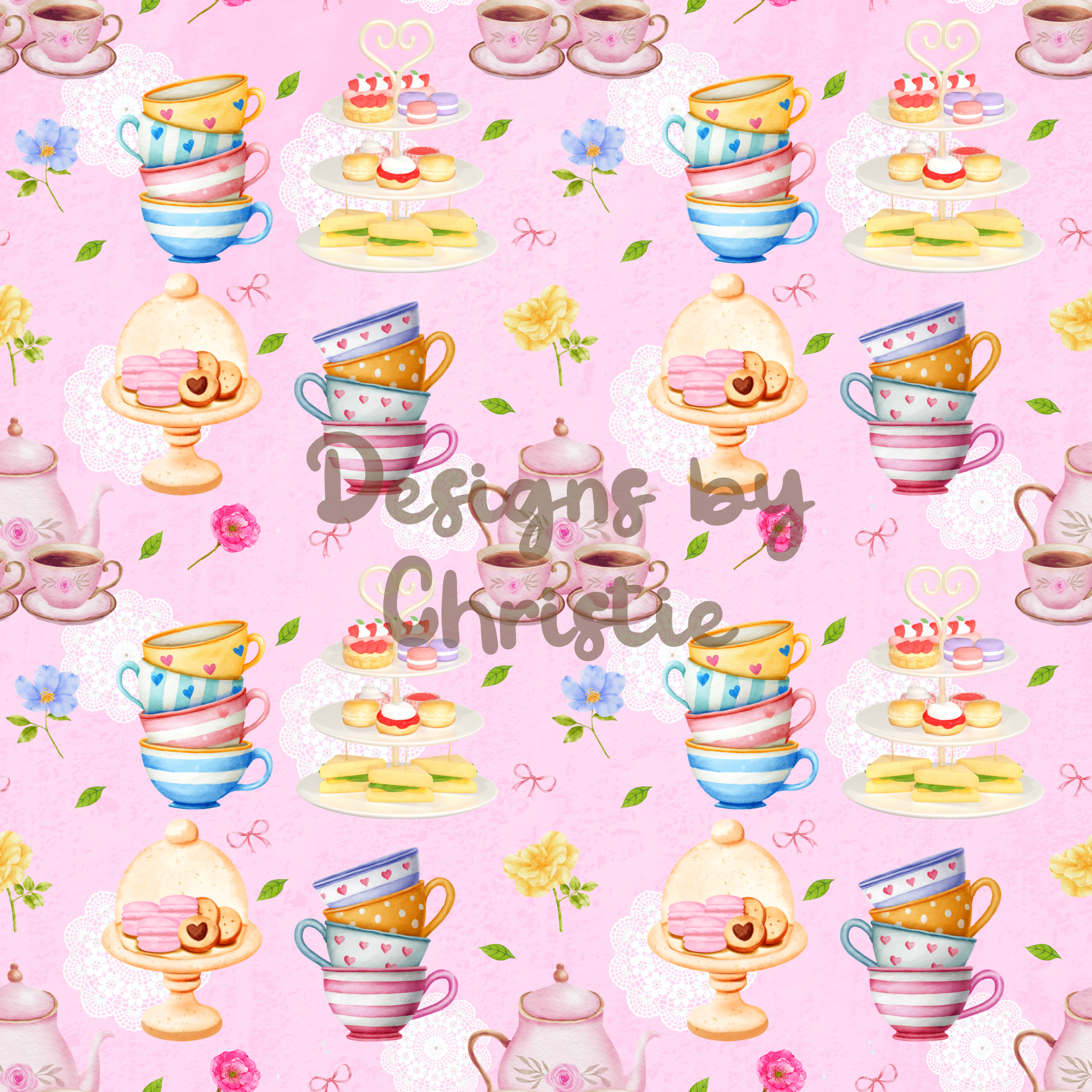 High Tea Time - Pink