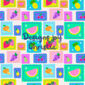 Fruit Stamps - White