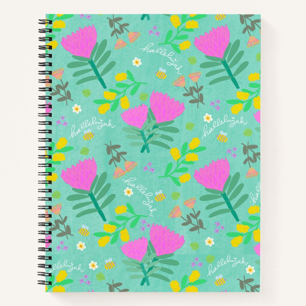 Pink Proteas - Bright Green