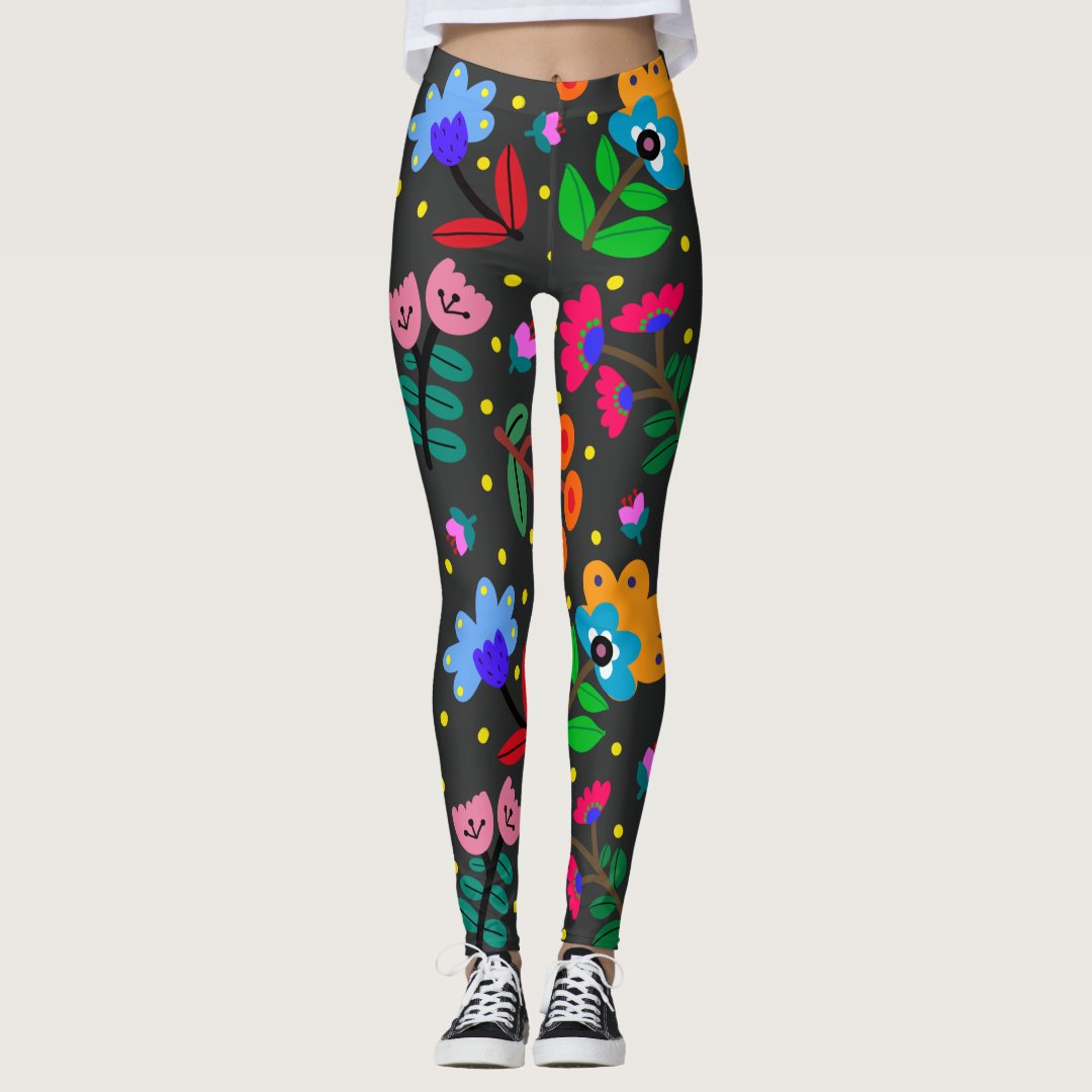 Folklore Flowers - Dark Grey